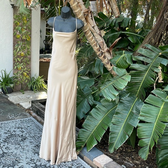 Show Me Your MuMu Dresses & Skirts - show me your mumu, champagne, satin bias, cut slip dress